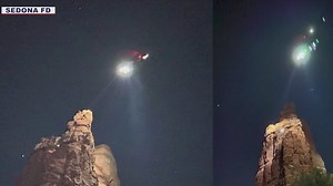 Watch: Sedona rock climber rescued from steep spire