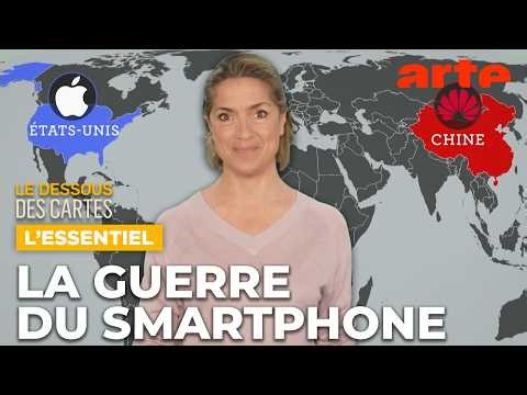 Apple - Huawei : la guerre du smartphone | L'Essentiel du Dessous des cartes | ARTE