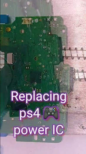 Replacing ps4 controller 🎮 power IC 🤩 #shorts