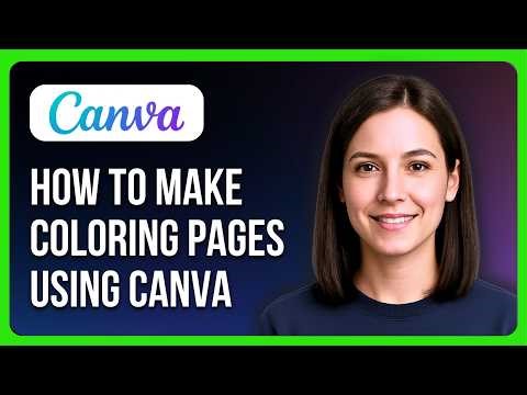 How To Make Coloring Pages Using Canva