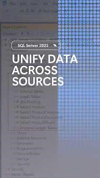 Join data from multiple SQL Servers. #SQLServer #SQL #AI #MicrosoftFabric