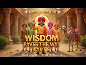 Wisdom Paves The Way Part 2 | Class 8 English Poorvi | Full Animation | CBSE NCERT