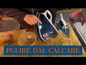 How to remove limescale from an iron