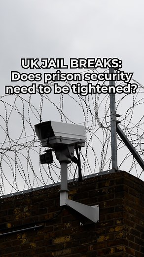 4.8K views · 35 reactions | More than 150 prisoners have tried to escape prison in England and Wales over the past five years - should we increase prison security measures? #Prison #Jail #PrisonBreak #UK #UKNews #GBNews | GB News | Facebook