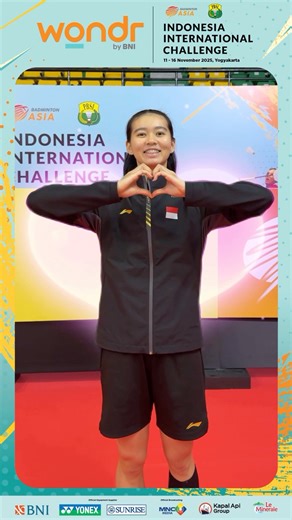 Sudah siap ketemu dan dukung Nahya, Richie, Chiara dan wakil Indonesia lainnya? Ayo datang dan saksikan wondr by BNI Indonesia International Challenge 2025 di GOR Amongrogo, Yogyakarta. Ajang ini berlangsung pada 11-16 dan 18-23 November. Tiketnya kalian bisa beli on the spot dengan harga yang sangat terjangkau. See you there guys! #BadmintonIndonesia #wondrbyBNIIndonesiaIC2025 | Badminton Indonesia
