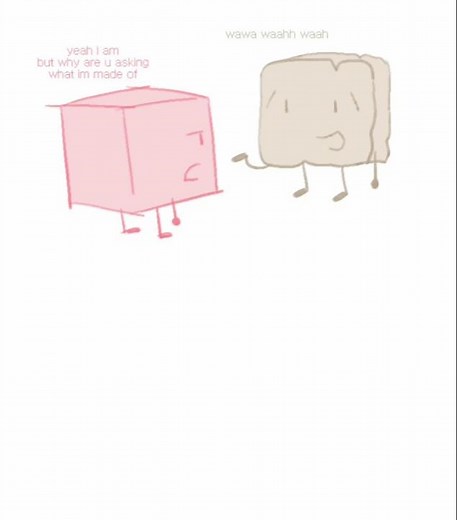 Blocky Is Made Of Wood? [BFDI Comic]