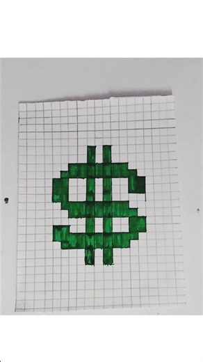 How To Draw Dollar💲Step by step You Need to Try ! trending #shorts #dollar