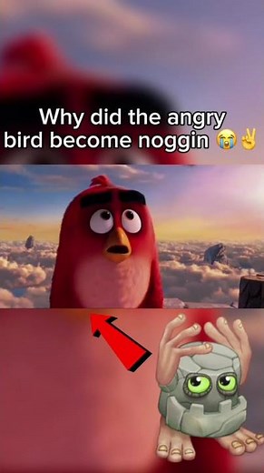 Angry bird became noggin 😭✌️ #mysingingmonsters #msm #memes #shorts