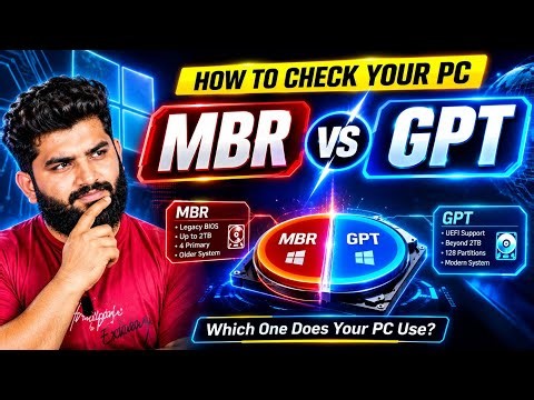 How to Check GPT or MBR in Windows 10/11 | GPT vs MBR Explained