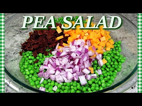 How To Make PEA SALAD | THE BEST Pea Salad Recipe