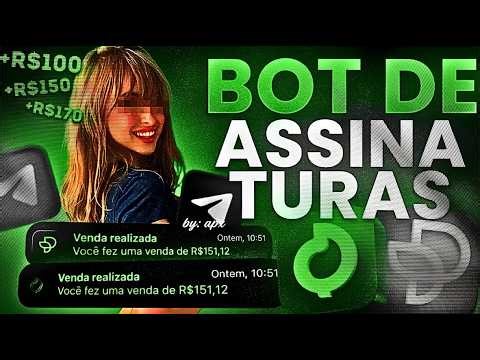 Como VENDER ASSINATURAS AUTOMÁTICAS no TELEGRAM para NICHO HOT pelo BOT! Método 2026