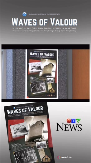CTV News visited our Waves of Valour exhibit yesterday! Timed to...