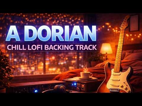 LoFi Backing Track in A Dorian | Guitar Jam