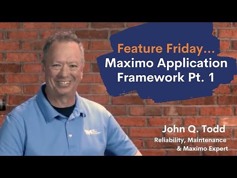 Getting started w/the Maximo Application Framework (MAF) – Pt. 1 – IBM Maximo & MAS | Feature Friday