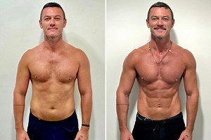 Luke Evans reveals incredible lockdown body transformation & shows off his abs
