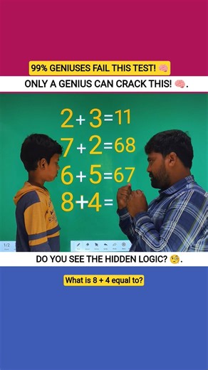 ONLY A GENIUS CAN CRACK THIS! 🧠 #shorts #mathpuzzle #logic #brainteaser