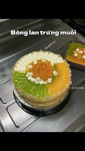 Bánh Bông Lan Trứng Muối Ngon Chuẩn Vị