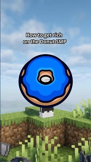 How to get rich on donut SMP 💵 #minecraft
