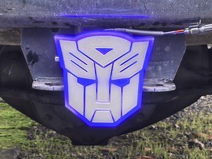 Decepticon and Autobot LED Light up Face Plate Car Emblem. Color Changing LED Face Plate Android/apple Controller. - Etsy