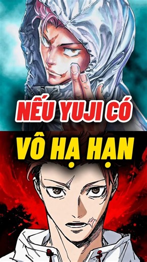 Bá đạo ra sao nếu Yuji sở hữu Vô Hạ Hạn #wibuchua #jujutsukaisen #jjk #shorts #yuji