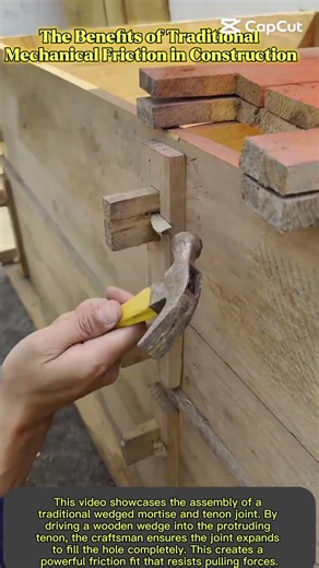 The Art of Securing Timber Without Modern Fasteners 👍