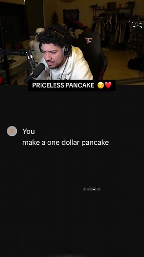1$ PANCAKE VS PRICELESS PANCAKE 😭 #reaction #pricelesspancake | priceless pancake