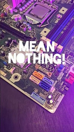 What does the different coloured SATA ports mean? #sata #gamingpc #ssd #pc