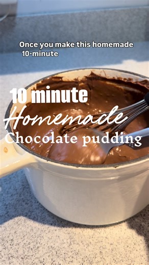 Quick Homemade Chocolate Pudding Recipe in 10 Minutes