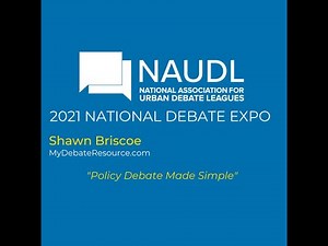 Policy Debate Made Simple - Shawn Briscoe