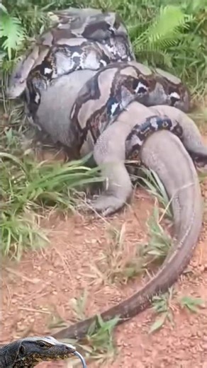 python wrapped around lizard