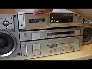 AKAI '83 Hi-Fi system demo