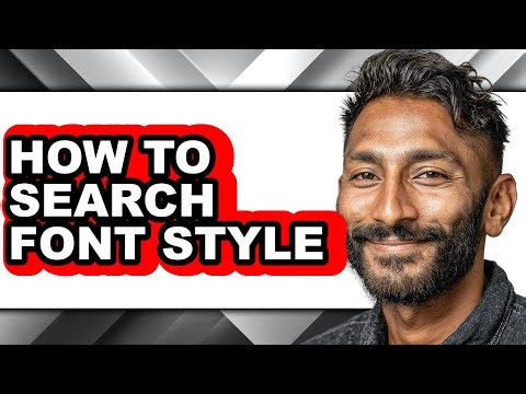 How to Search Font Style (easy Method)