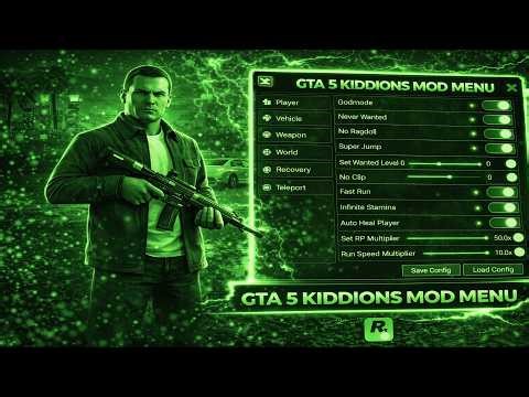 [UPDATE] GTA 5 Mod Menu PC 2026 / Free Kiddions Cheat, Money Hack & Online Mods