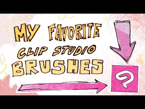 favorite (free) brushes for clip studio paint pro/ex!!