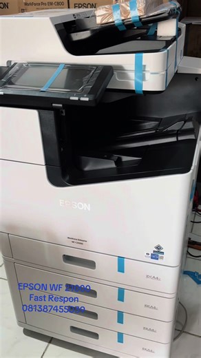 Printer Epson WF 2100 dengan speed 100 ppm dan sudah suport kertas A3 . Dapatkan di tempat kami dengan harga bersaing. #percetakan #wf #fotocopy #epson #percetakanmurah