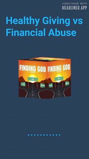 In this week’s episode of the Finding God Podcast, trauma-informed relationship coach Keana W. Mitchell explores the critical difference between healthy, peace-led generosity and spiritual abuse disguised as giving. Through a compassionate and insightful lens, Keana unpacks how coercion, guilt, and fear-based teachings around money can distort our understanding of God’s provision and how true giving flows from freedom, not pressure. You are allowed to give what you choose. Your worth is not meas