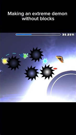 Day 8 of making an extreme demon without blocks #geometrydash #viral #fypシ