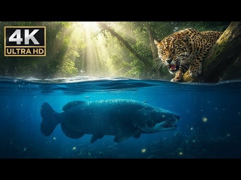 Amazon Wildlife Documentary 4K: Journey From River Depths to the Canopy | AMAZIX