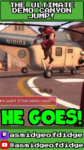 The ULTIMATE DEMOMAN CANYON JUMP! - A Team Fortress 2 Classified First Playthrough Short #tf2