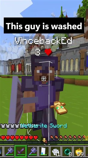 This guy is WASHED #minecraft #shorts #mcpvp