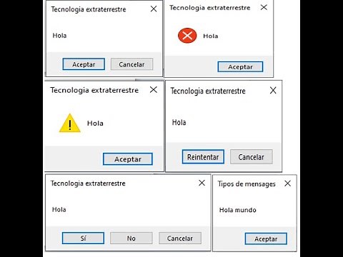 Programacion en Visual Basic (2020)/ Diferentes tipos de mensajes/ mas de 15 msgbox diferentes/....