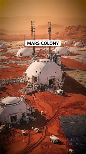 How will humans start living in a Mars Colony?👽 #mars #space #marscolony #future