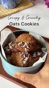 Oats almond cookies | Whole wheat flour cookies #recipe #food #shorts #homecuisine #baking #oats