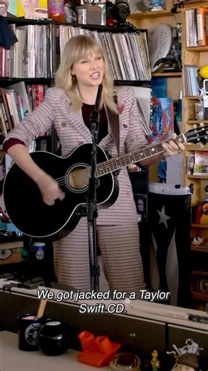 Someone Stole Tiny Desk's Signed Taylor Swift CD
