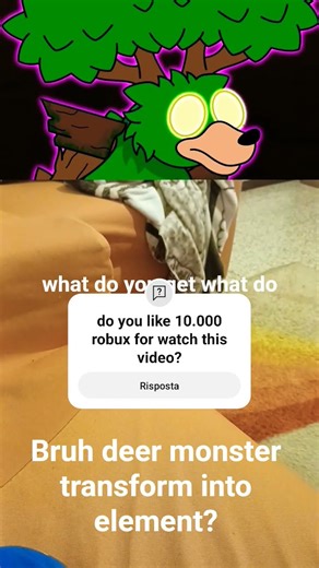 watch this video and click this button get robux!