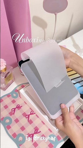 Unboxing iPad 😍🥹 #ipadmini7