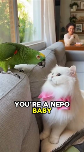 PARROT Roasts "Nepo Baby" Cat: "You Have Zero Talent!" 🦜🐈‍⬛😂