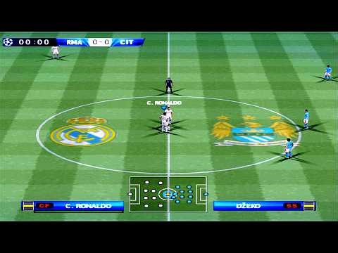 PES 2013 - Real Madrid vs Manchester City | PS2