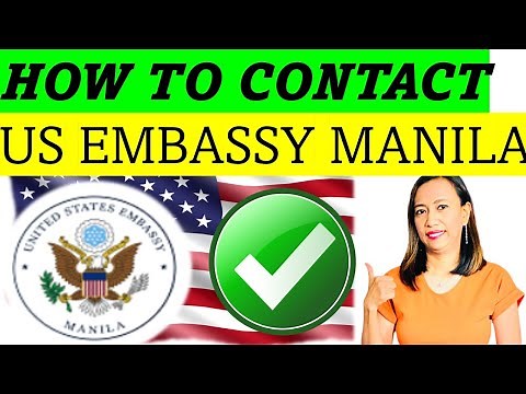 HOW TO CONTACT THE US EMBASSY IN MANILA