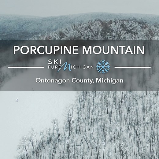 The snow. The view. The classic UP setting. Plentiful lake effect snow and stunning views of Lake Superior have been drawing skiers to the Porcupine Mountains since 1941. Nearly 80 years later, skiers and snowboarders from throughout the Midwest ski and ride on 23 downhill runs and explore 21 miles of trails on cross-country skis, snowshoes and fat-tire bikes. Join our guide Otie for a top-to-bottom tour of Ridge Run at "The Porkies," with the blue waters of Lake Superior as a backdrop. We'll ex